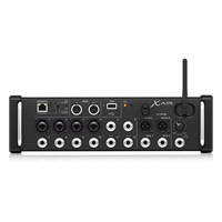 XR12 Mixeur audio numérique professionnel de haute qualité à 12 canaux d'entrée XLR, sortie stéréo, portable/montable en rack pour iPad Android