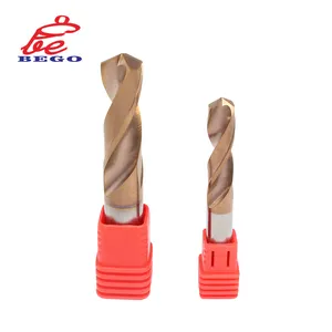 Hiệu quả cao 2 Sáo khoan Vonfram cacbua bên trong làm mát Xoắn khoan bit công cụ CNC