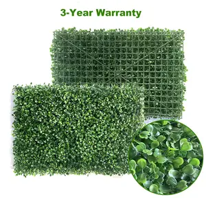 Cheap Milan Grass Wall Panel Anti-UV Plastic High Quality Hedge Boxwood Panels Green Plant Vertical Artificial Garden Wall Grass