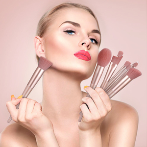 Belecotobe — jeu de pinceaux de maquillage professionnels rose, accessoire de marque pour le visage, 20 pièces - Product Image 2