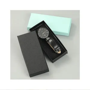 可生物降解的黑色礼品盒礼品盒男士手表和手镯手表纸盒