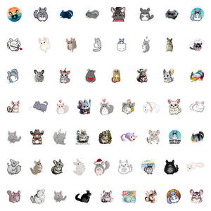 Autocollants décoratifs imperméables en PVC ZY3701X, 60 pièces, dessins animés <span class=keywords><strong>Totoro</strong></span>, graffiti pour tasse, guitare, ordinateur portable, bagages, décoration de la maison - Product Image 5