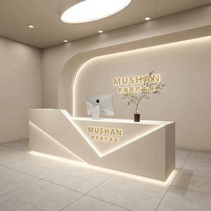 Mostrador Multiusos para Salón de Uñas, Mostrador de Recepción para Consultorio Médico, Bar de Lujo, Cafetería, en Venta - Product Image 2