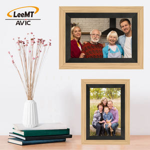 Marco de fotos digital personalizado, pantalla táctil de 10 pulgadas, Android, con Marco, compatible con carga remota, fotos y vídeos - Product Image 1