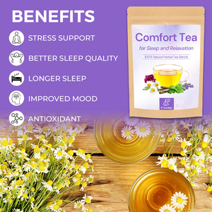 <span class=keywords><strong>Tisane</strong></span> Apaisante à la <span class=keywords><strong>Valériane</strong></span>, Camomille et Lavande pour le Sommeil et la Relaxation – Idéale pour les Nuits Calmes - Product Image 6