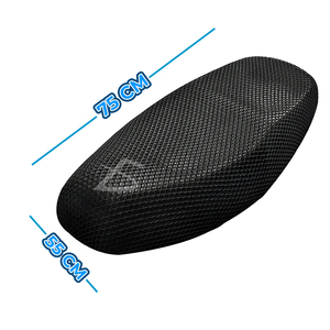 Housse de siège de moto respirante Ele-Gate avec velcro et design en maille à ressorts pour le confort et la ventilation - Product Image 5