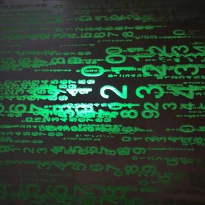 Luminoso Fluorescente Speciale Lettera Tessuto Modello In Pelle di Glow In The Dark Vestito Borsa In Tessuto In Pelle Sintetica - Product Image 5