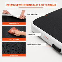 Tapis de lutte pliable en PVC robuste de 10 mm d'épaisseur - Tapis d'entraînement BJJ - Cercle de frappe portable - Étanche - Directement de l'usine