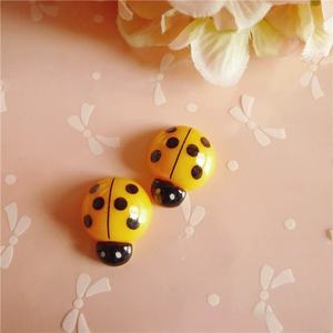 Carino scarabeo resina coccinella statuetta crema colla accessori per capelli per bambini fai da te guscio creativo del telefono materiale di bellezza - Product Image 6