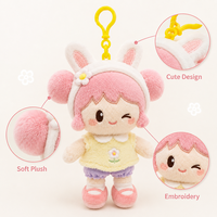 Porte-clés en peluche Kawaii OEM ODM pour sacs, breloques décoratives, mini poupées K-pop en peluche personnalisables