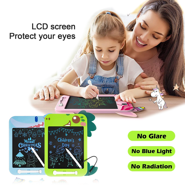 Drawing Art Set 10.5 Inch LCD Writing Tablet Digital Drawing Tab Electronic Writing Board Kids Educational Learning Toys