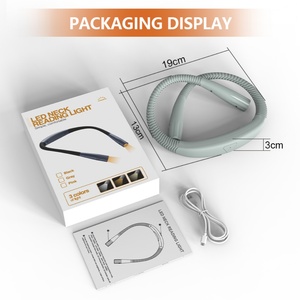 Luz de Lectura LED Recargable, Portátil, Flexible, Tipo-C/USB, Ajustable, para el Cuello - Product Image 4