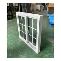 Fenêtres d'impact ouragan de conception française Fenêtres coulissantes Upvc Fenêtre en verre de maison en pvc prix