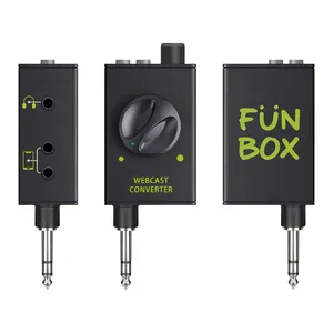 FUNBOX ses mikseri bağlar Smartphone canlı kayıt arabirim adaptörü
