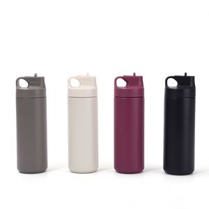 Personalized Custom Logo 550ml Vacuum Insulated Water Bottle Solid Color 304 Stainless Steel Leakproof Sports <b>Cup</b> for Ladies - Product Image 4