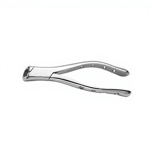 Pince d'extraction dentaire molaire mandibulaire Tarrant Global OP-06, bec à angle de 45°, poignée ergonomique, 5 positions de mâchoires, acier inoxydable - Product Image 1