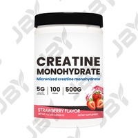 Poudre de créatine micronisée de haute pureté JBY pour la force musculaire, l'endurance et le soutien des performances athlétiques
