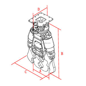 <span class=keywords><strong>HUTONG</strong></span> Cisaille hydraulique de coupe de métal personnalisée pour moteur d'excavatrices de 10 à 20 tonnes en tant que composant de base certifié CE - Product Image 6