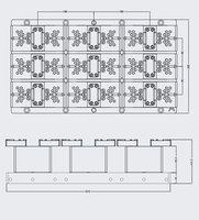 Etau de machine XinDian, blocs de serrage pneumatiques, étau concentrique pour pince de serrage, fixation de mâchoire sur machine CNC