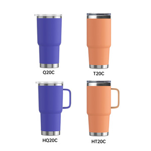 Stainless Steel <b>Insulated</b> <b>Mug</b> 20oz With Handle Thermal Coffee Cup For Home Car Office Outdoor Travel Use - Product Image 3