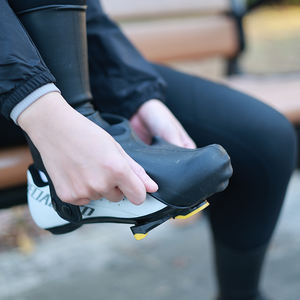 <span class=keywords><strong>Couvre</strong></span>-chaussures de vélo, protection imperméable en silicone, coupe-vent, chaud, équipement de vélo de montagne et de route, accessoires - Product Image 4