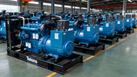 Groupe électrogène diesel de type ouvert 120kW-1000kW, direct usine, avec moteur intégré et alternateur sans balais 100% cuivre
