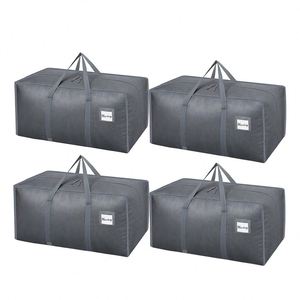Bolsas de Almacenamiento de Ropa Resistentes, Ecológicas, Multifuncionales e Impermeables con Cierres para Mudanzas, Campamentos y Viajes - Azul Claro - Product Image 6