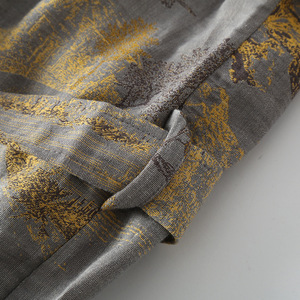 Haute qualité chemise de nuit 100% coton léger respirant Jacquard pyjamas luxe Kimono à lacets chemise de nuit printemps été peignoir - Product Image 5