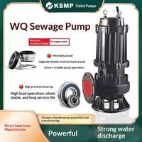 Pompe submersible électrique en acier inoxydable YZJ WQ(QW) pour eaux usées, anti-colmatage, usage industriel et municipal, débit élevé 1800 M/h