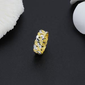 Anillos de Joyería de Moda Chapados en Oro de Latón al por Mayor JXX, Anillo de Compromiso y Boda de Oro para Mujer - Product Image 5