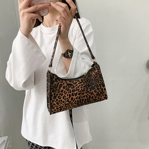Thiết Kế Mới Bò Sữa Ngựa Vằn PrintUnderarm Túi Xách Vintage PU Da Phụ Nữ Nách Túi - Product Image 3