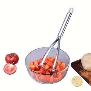 Prensa de puré de patatas de acero inoxidable, pasapure de patatas, máquina para hacer puré y zumo, triturador de frutas y legumbres - Product Image 4