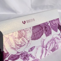 Sac en papier biodégradable et recyclable personnalisé avec gaufrage, conteneur alimentaire pliable en forme de triangle, boîte cadeau pour parfum, emballage pour bijoux, soins de la peau