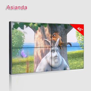 Mur vidéo LCD Asianda <span class=keywords><strong>Samsung</strong></span> <span class=keywords><strong>65</strong></span> <span class=keywords><strong>pouces</strong></span> 3,5 mm, écrans muraux LCD <span class=keywords><strong>pour</strong></span> la publicité, écran vidéo <span class=keywords><strong>mural</strong></span>, écran publicitaire LCD - Product Image 1