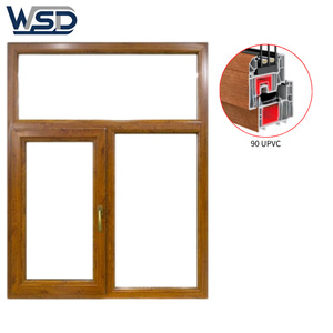 Vòm bán buôn uPVC PVC Vinyl gấp biệt thự nhà bão tác động Ba tráng men <span class=keywords><strong>Windows</strong></span> & cửa ra vào WSD - Product Image 1