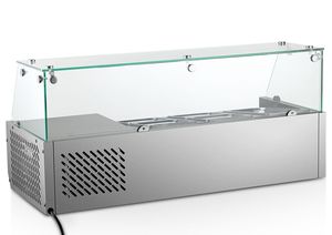 Bandeja de Ensaladas Refrigerada Estática, Baño María de Bajo Consumo para Buffet de Hotel y Restaurante - Product Image 3