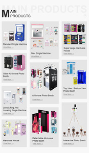 JLJ Hot Korean 21.5 pouces écran tactile Portable automatique Photomaton 1 an de garantie Option libre-service - Product Image 6