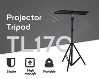 Support de projecteur pliable universel en acier au carbone léger Foropro, réglable, avec capacité de charge de 30 kg