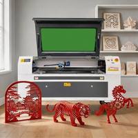 Machine de gravure laser CO2 KH-9060 80W 100W 130W pour bois, pierre, papier, caoutchouc, MDF, prend en charge les formats graphiques LAS DST DXF PLT, découpeuse laser