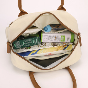 Bolsa de Maternidad PLAYMAX Multifuncional para Viajes Cortos, Uso Diario, Moda, Gran Capacidad, con Aislamiento para Biberones, de Algodón - Product Image 5