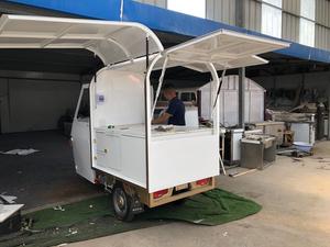 Camion de restauration multifonctionnel d'usine à 3 roues, van à café, bar à bière, chariot à hot-dogs, <span class=keywords><strong>moteur</strong></span> électrique, Ape USA Food Truck - Product Image 4