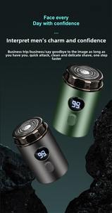 Afeitadora Masculina al por Mayor, Recargable por USB, Mini, de Bolsillo, para Viajes, Uso en Seco y Húmedo, Cómoda y Fácil de Usar, Recortadora de Barba y Vello Corporal - Product Image 4