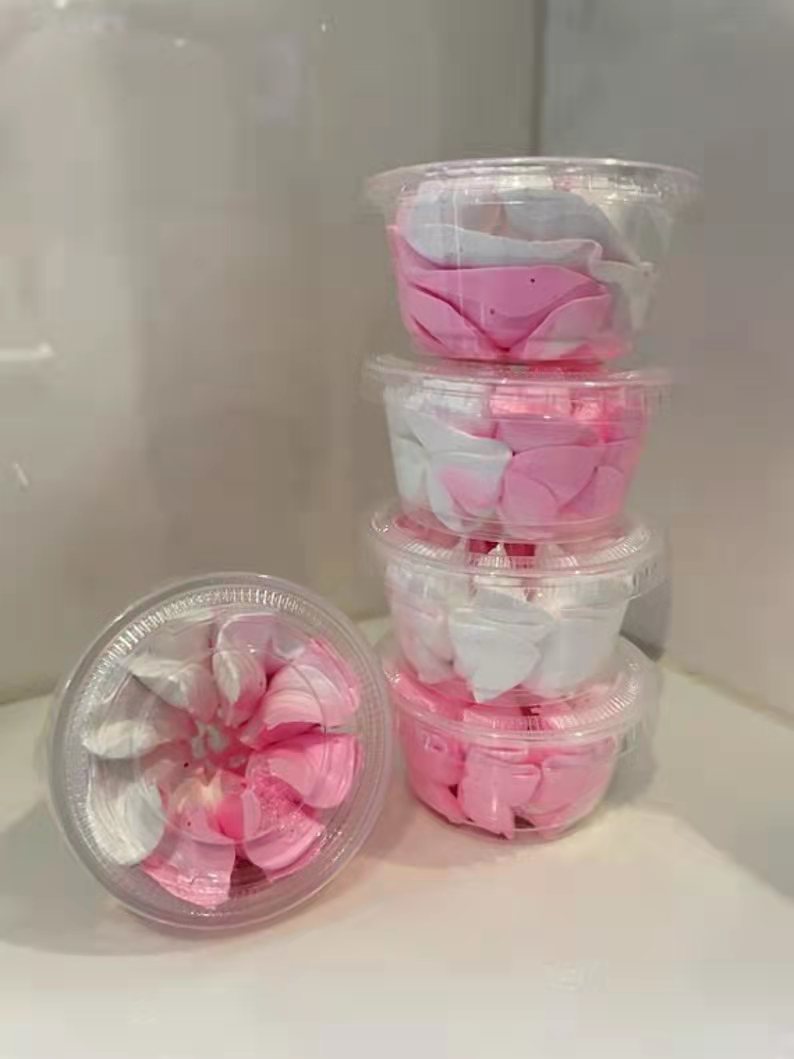 Whipped Moisturising Soap Tower Soap Fluff, 5 Soap Pots  Vegan Friendly Beauty Gift Softer Skin Shower Whip with private label