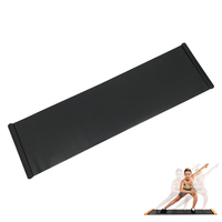 Planche coulissante pour l'exercice, planche antidérapante 180x50cm en matériau haute densité, équipement d'entraînement pour le renforcement musculaire et cardiovasculaire