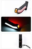 Feu de position latéral à LED 12/24V Trailer Truck Van Caravan Side Stalk Outline Lamp Elbow Indicator