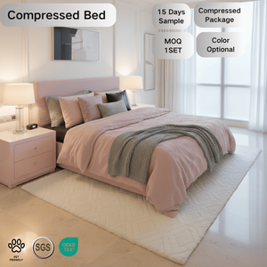 Cama Compacta de Veludo Cotelê Macio para Sala de Estar e Quarto Italiana |   Cama de Compressão com Envio Acessível - Product Image 1