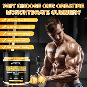 Factory Private Label Creatine Gummy Candy 5000mg Vegan Sugar Free BCAA Electrolytes Men <strong>Women</strong> Sports Supplement <strong>Pre</strong> <strong>Workout</strong> - Product Image 3
