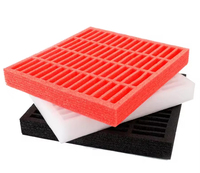 Matière d'emballage express personnalisée en carton avec plateau intérieur en coton perlé EPE, mousse antichoc floquée
