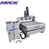Machine de gravure et de découpe CNC à quatre têtes pour le travail du bois, 1212 1325 1525 2030 2040 2D 3D, pour le bois plat et courbé