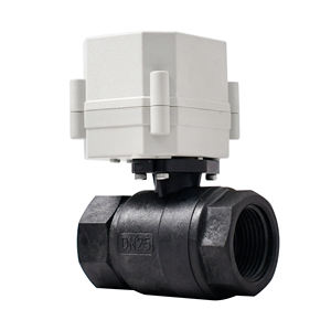 TONHE Alta calidad 0-10V Señal de control DC 24V DN15 DN20 DN25 IP67 Motorizado Modulador <span class=keywords><strong>PPE</strong></span> PPO Válvula de bola de plástico - Product Image 3